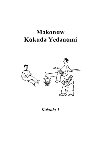 Lisons la langue Yedəna 1